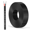 22 AWG 2 Conductor Wire - UL 2464 22/2 Stranded Tinned Copper PVC Cable for LED Strips, Low Voltage Lighting, Automotive, Outdoor Use