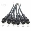 IP67 Rated M12 2-Pin Male/Female Circular Connector with Cable – Waterproof & Durable